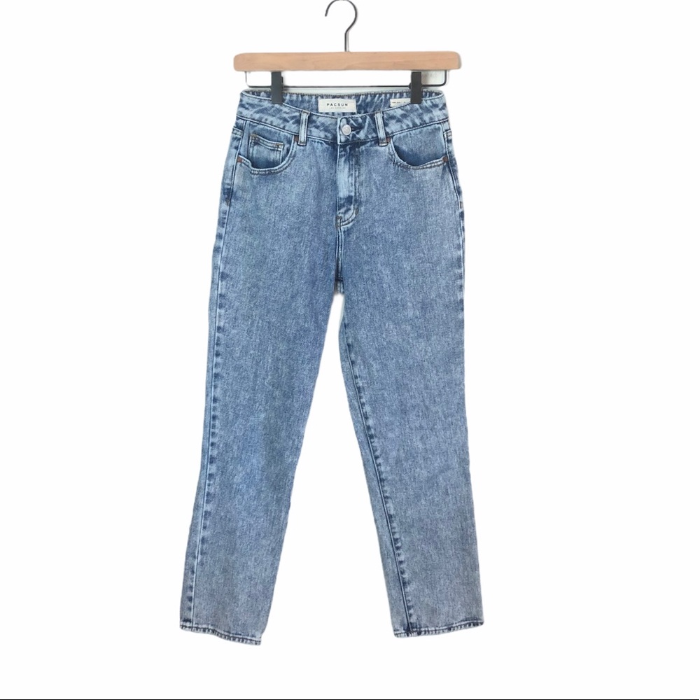 Pacsun Acid Wash High Waisted Mom Jeans